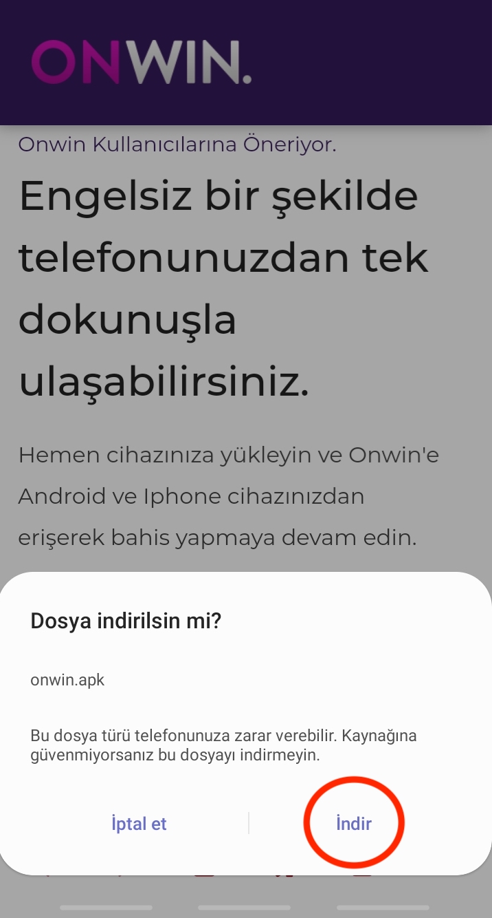 Onwin Android
